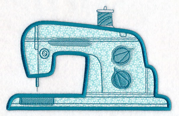 Retro Sewing Machine 2 (Applique) - Image 3