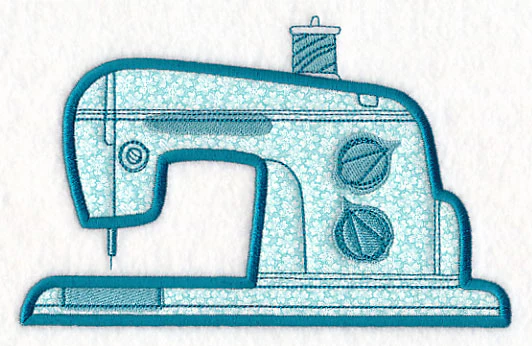 Retro Sewing Machine 2 (Applique) - Image 4