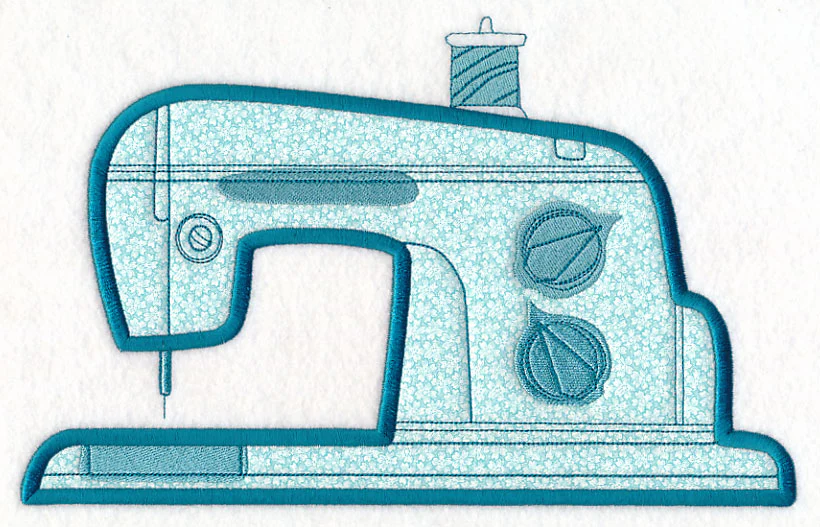 Retro Sewing Machine 2 (Applique) - Image 6