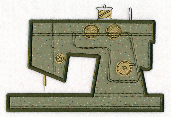 Retro Sewing Machine 3 (Applique) - Image 2