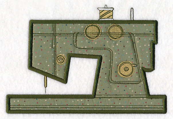 Retro Sewing Machine 3 (Applique) - Image 3