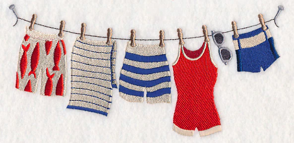Retro Swimsuit Clothesline - Men's - Image 2