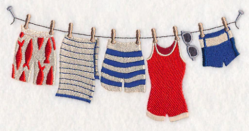 Retro Swimsuit Clothesline - Men's - Image 3