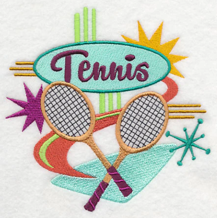 Retro Tennis Racket Medley - Image 3