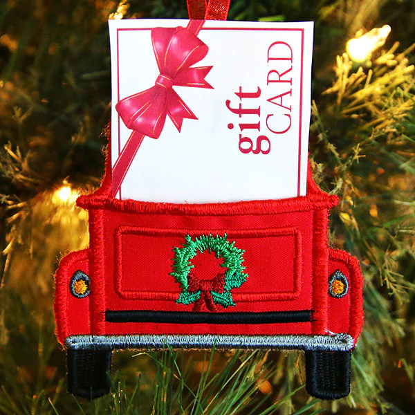Retro Truck Gift Card Holder (In-the-Hoop) - Image 4