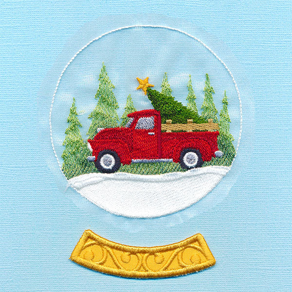 Retro Truck Snowglobe (Organza) - Image 4