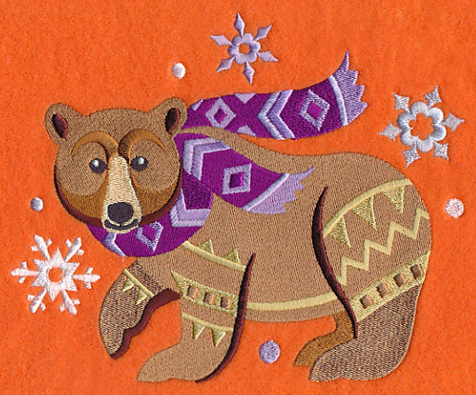 Retro Winter Bear - Image 2