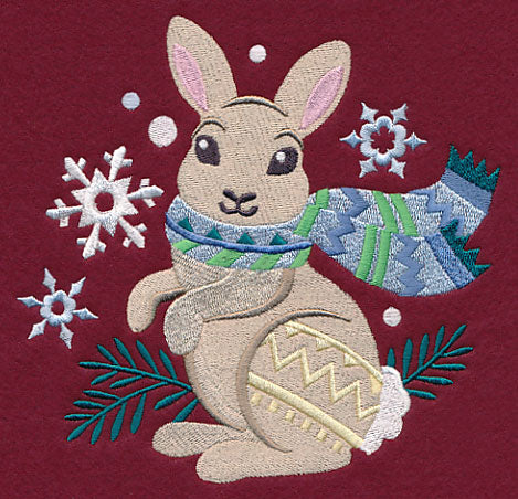 Retro Winter Bunny - Image 2