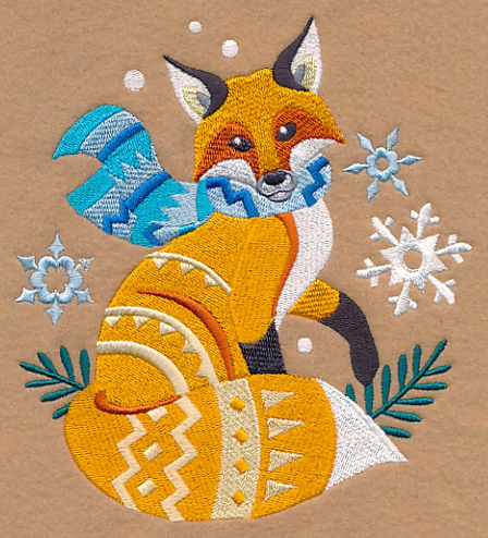 Retro Winter Fox - Image 2