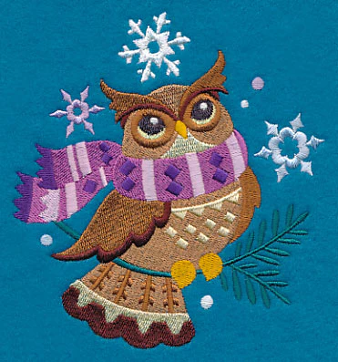 Retro Winter Owl - Image 4
