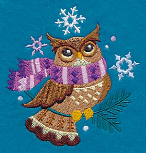 Retro Winter Owl - Image 5