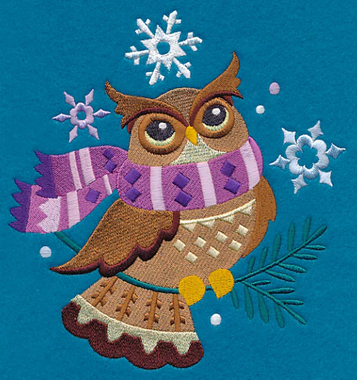 Retro Winter Owl - Image 6