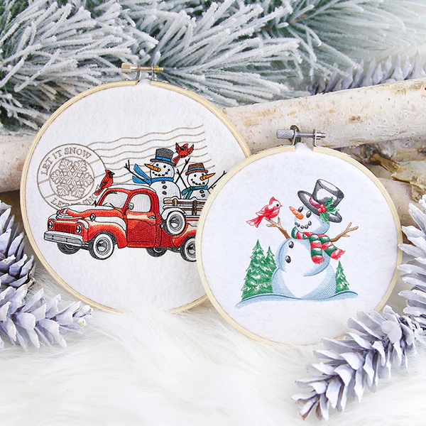 Retro Winter Truck - Image 8