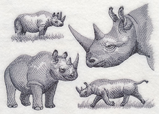 Rhinoceros Sketch - Image 4