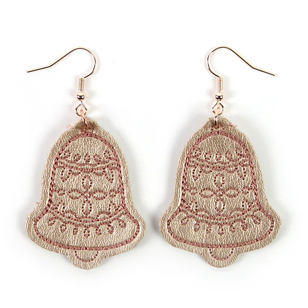 Ringing of the Bells Leather Earrings (In-the-Hoop)