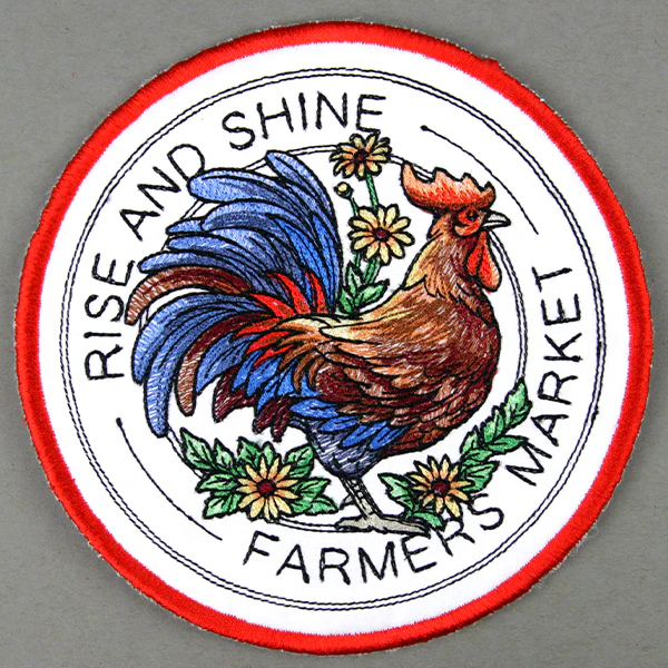 Rise and Shine Rooster Trivet (In-the-Hoop) - Image 3