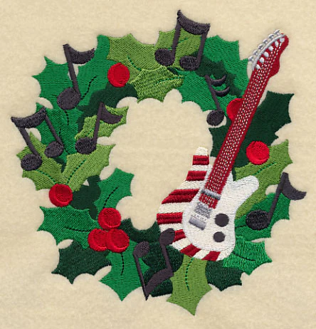 Rock 'n' Roll Christmas Wreath - Image 3