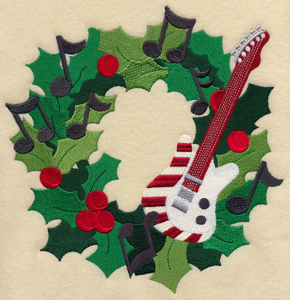 Rock 'n' Roll Christmas Wreath - Image 6
