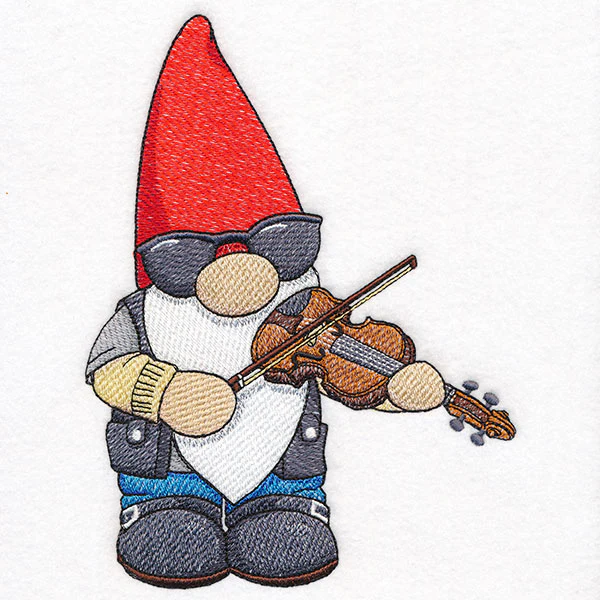 Rock Star Violinist Gnome - Image 4