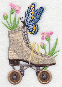 Roller Skate with Butterfly - Image 3