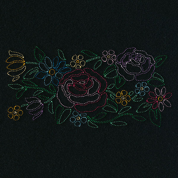 Romantic Blooms Border - Light Stitch - Image 3