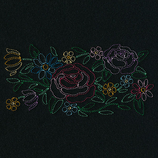 Romantic Blooms Border - Light Stitch - Image 4