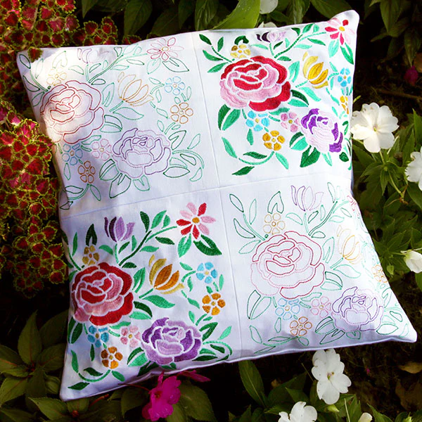 Romantic Blooms Square - Light Stitch - Image 2