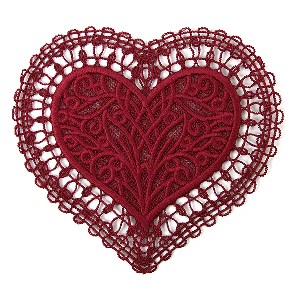 Romantic Heart Doily (Battenburg Lace) - Image 5