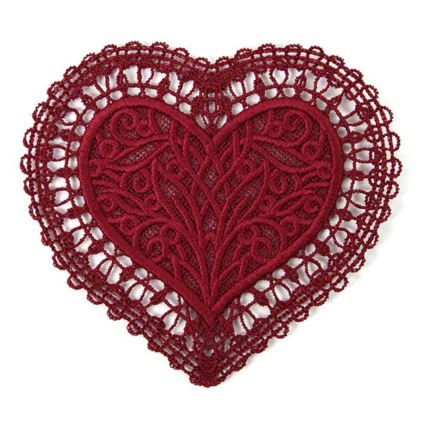 Romantic Heart Doily (Battenburg Lace) - Image 7