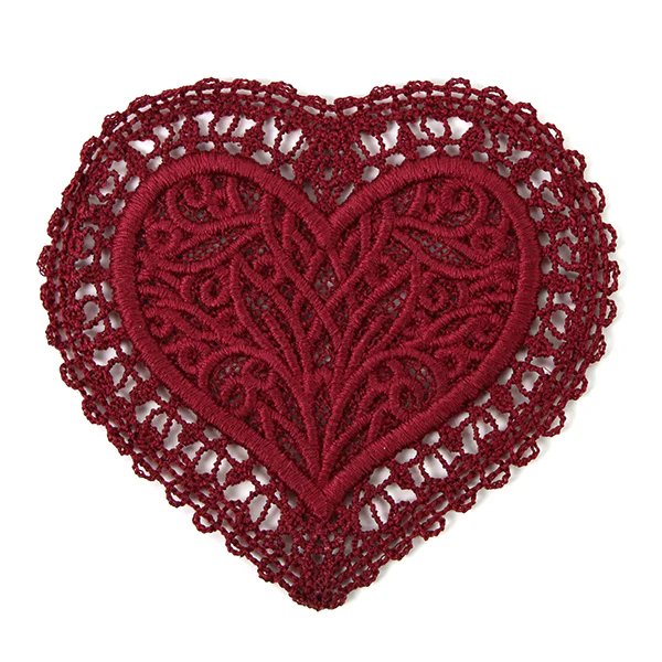 Romantic Heart Doily (Battenburg Lace) - Image 9