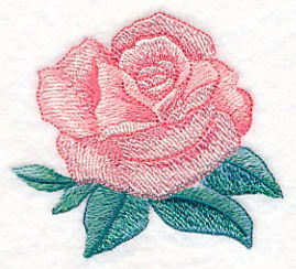 Romantic Rose in Watercolor