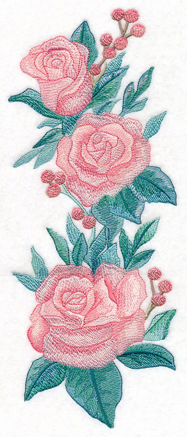 Romantic Roses Spray in Watercolor - Image 5
