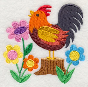 Rooster and Spring Blooms - Image 5
