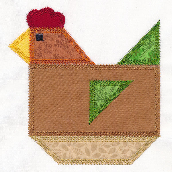 Rooster Quilt Block (In-the-Hoop) - Image 2