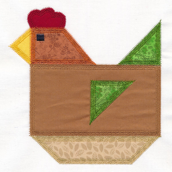 Rooster Quilt Block (In-the-Hoop) - Image 7