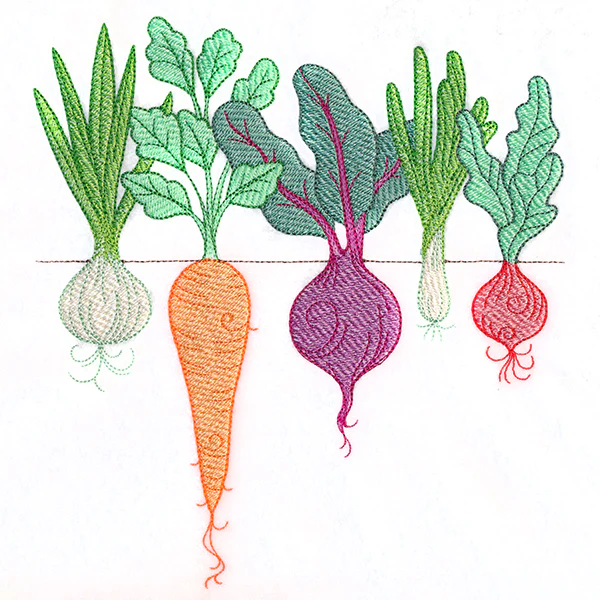 Rooting For You Garden Veggies Border - Image 2