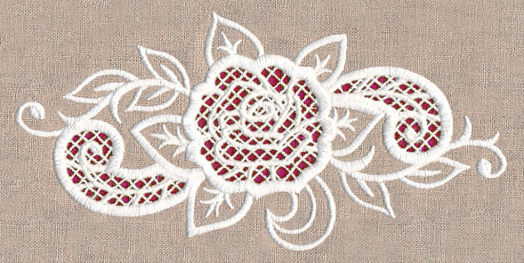 Rose Beauty Spray (Cutwork) - Image 2