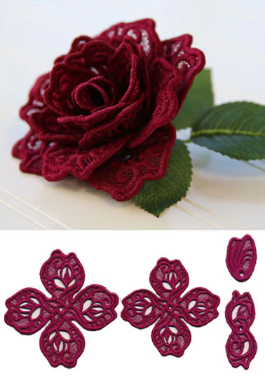 Rose in 3D (Lace)