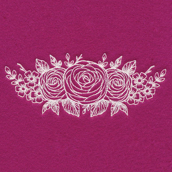 Rosy Garden (Whitework) - Image 7