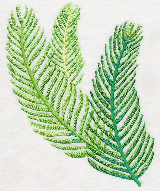 Royal Palm Fronds in Watercolor - Image 5