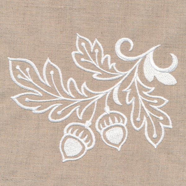 Rustic Acorn Accent
