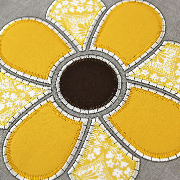 Rustic Autumn Sunflower (Heirloom Applique) - Image 2