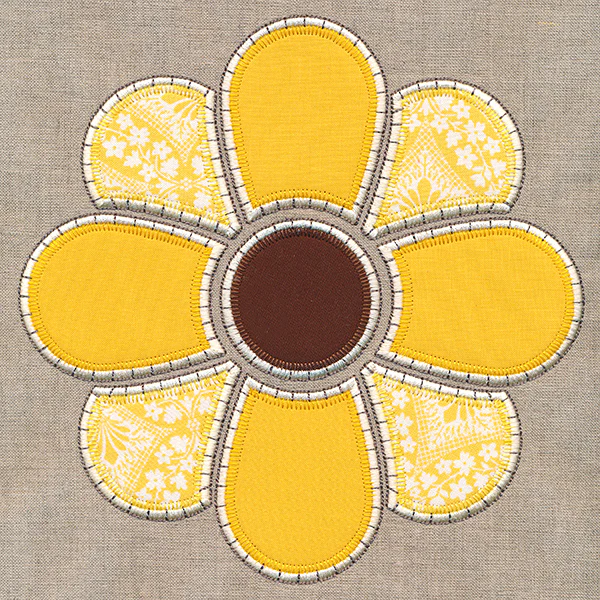 Rustic Autumn Sunflower (Heirloom Applique) - Image 9