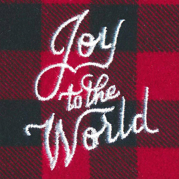 Rustic Christmas Jar Cover II - Joy to the World - Image 2