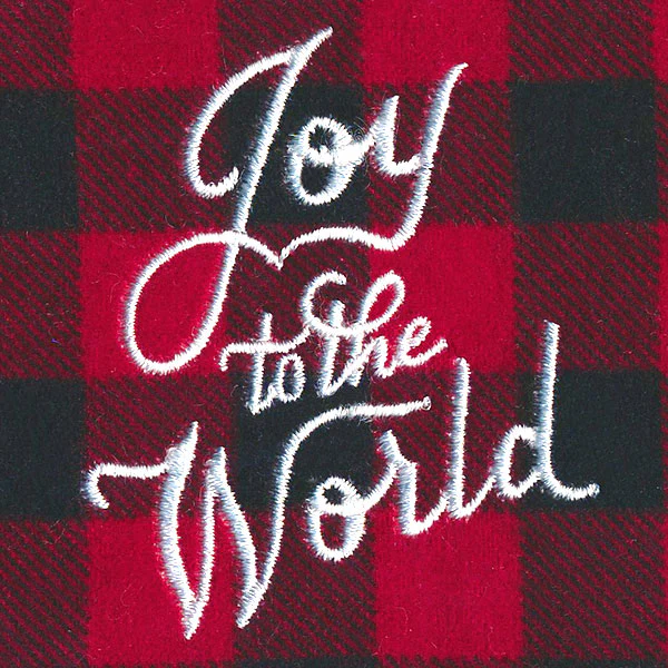 Rustic Christmas Jar Cover II - Joy to the World - Image 3