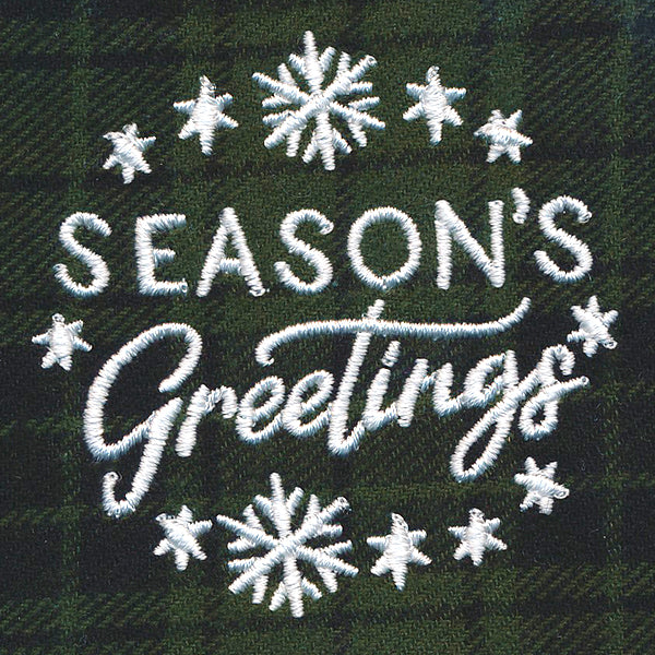 Rustic Christmas Jar Cover - Season's Greetings - Image 4