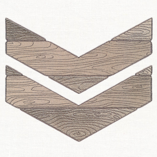 Rustic Decor - Wooden Chevron - Image 4