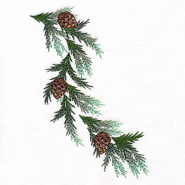 Rustic Delights Pine Boughs and Cones Spray - Image 3