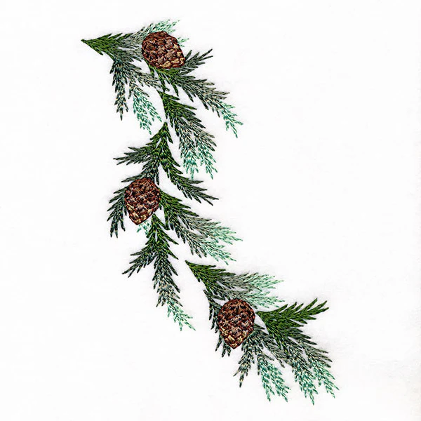 Rustic Delights Pine Boughs and Cones Spray - Image 4