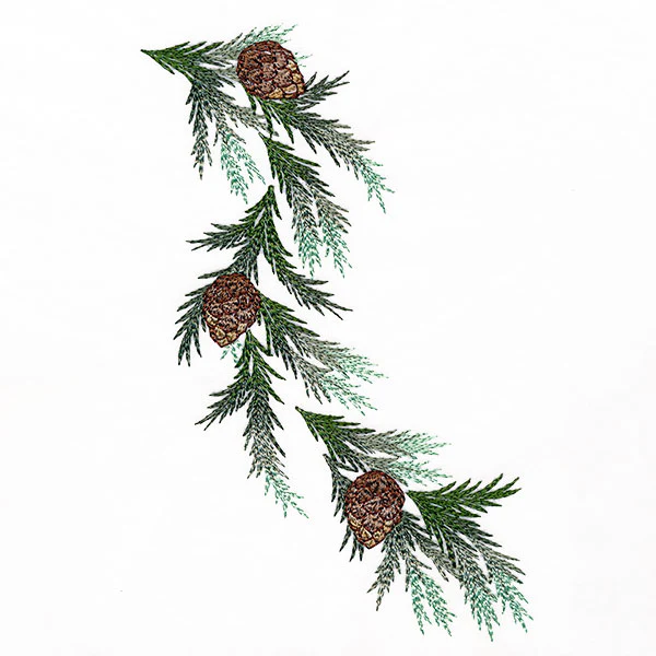 Rustic Delights Pine Boughs and Cones Spray - Image 5